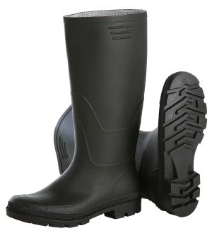 SAD Gummistiefel schwarz 2495 PVC-Stiefel Nero