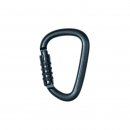 PETZL WILLIAM Triact-Lock Karabiner, schwarz