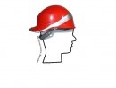 Bauhelm BASEBALL DIAMOND V rot