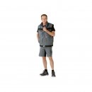 Planam Arbeitshose Plaline Shorts schiefer/schwarz 2546