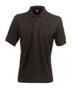 Polo-Shirt Herren schwarz ohne Brusttasche