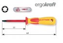 Kraftwerk ergokraft Elektriker-Schraubendreher TX versch.Gr.