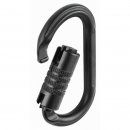PETZL, Oxan, Triact-Lock Karabiner, schwarz