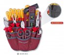 ergokraft Elektriker-Werkzeugsatz in Gürteltasche 20...