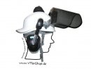 Forstschutzhelm BASEBALL Forsthelm - Set Wei�