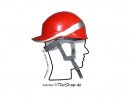 Baseball Helm mit Kinnriemen Rot