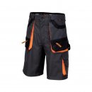Beta - Workwear Mehrtaschen-Arbeitsshorts schwarz/orange...