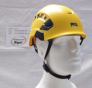 Petzl VERTEX VENT Helm in Gelb fr Hhenarbeit