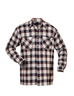 Craftland *VIRGINIA* Flanell-Hemd marine/hellblau vers. Größen