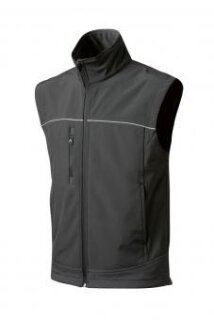 Elysee Hen Softshell-Weste schwarz