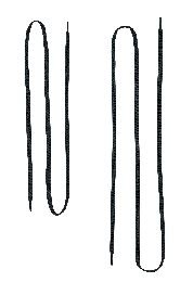 Nomex-Schnürsenkel -Schwarz