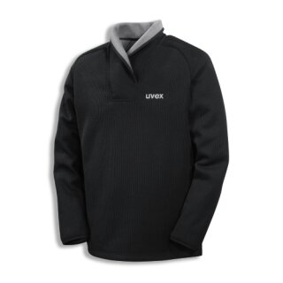 uvex Pullover Troyer plus anthrazit 89126