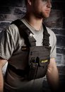 Dirty Rigger LED-Brustgurt - Tasche