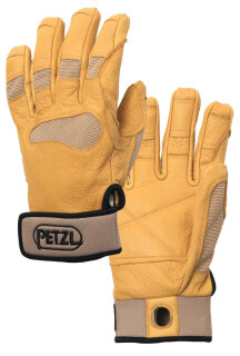 Petzl CORDEX PLUS Kletterhandschuh Beige Größe XS