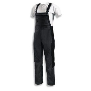 uvex Latzhose Herren athletic workwear zinn-schwarz 89832