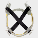 Voss Bauhelm Schutzhelm INAP Defender 6 Punkt Voss, Innenausstattung mit Drehverschluss weiß