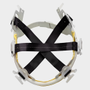 Voss Bauhelm Schutzhelm INAP Defender 6 Punkt Voss, Innenausstattung mit Drehverschluss blau