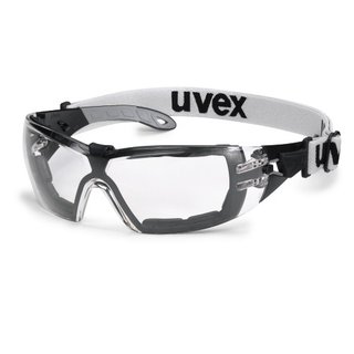Uvex Schutzbrille pheos guard Bügelbrille 9192180 schwarz grau