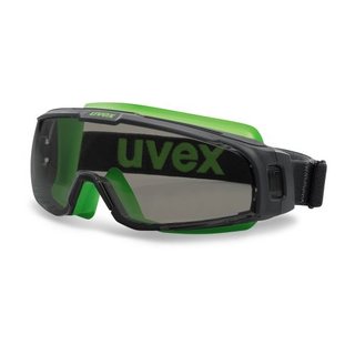 Uvex Schutzbrille u-sonic Vollsichtbrille 9308240 in grau/lime