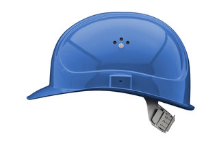 Voss INAP Master hell blau Kunststoff-Innenausstattung ohne Stirnband mit Lftungsscheiben Alterungsanzeige unmontiert