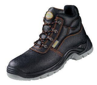 Wica *VITA* Schnürstiefel Rindleder schwarz/orange Gr. 44