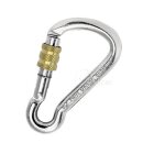 KONG - Karabiner HARNESS screw - carbon steel - in...