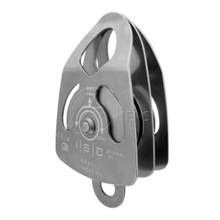 ISC - Edelstahl Umlenkrolle SMALL DOUBLE - 13 mm blank in verschiedenen Ausführungen