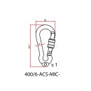 Aliens Zubehörkarabiner Mini Ring Screw vers....