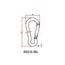 Aliens Zubehör Karabiner ALIENS "MINI" 6 cm in diversen Farben