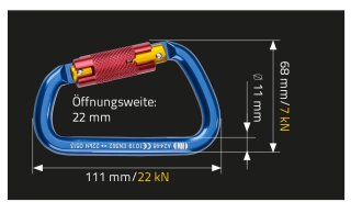 MAS Absturzsicherung Bergsteigerhaken BS 15
