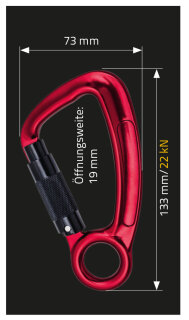 MAS Absturzsicherung Karabinerhaken MAS 52 TR