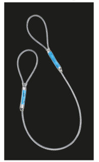 MAS Absturzsicherung Stahlseilschlinge Länge 1m