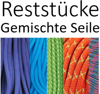 TENDON Einfach Kletterseil Reststücke unterschiedliche Längen / Durchmesser