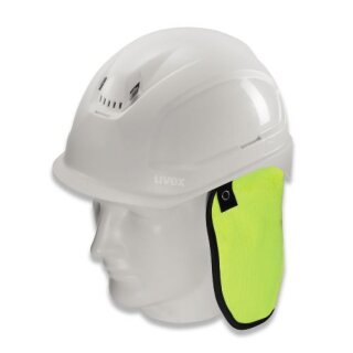 Uvex Nackenschutz in gelb für pheos Schutzhelm