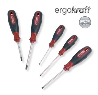 Kraftwerk Werkzeug Kraftwerk ergokraft Schraubendrehersatz 5-t (Schlitz + PH)