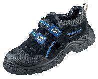 Lucky Line Wica TEMPLIN Sandalen Veloursleder schwarz/blau Gr. 37