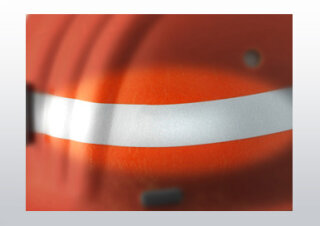 Schuberth Reflexfolie silber umlaufend selbstklebend 2cm breit