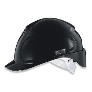 Uvex airwing B Schutzhelm schwarz - Bauhelm mit 3Ventilationsöf.