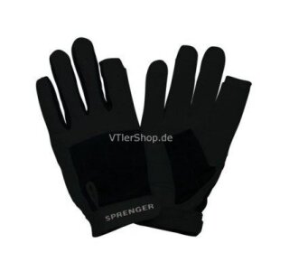 Sprenger - Handschuh, Leder, Schwarz, -DZF