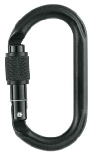 Petzl Oxan Screw-Lock Karabiner schwarz