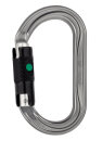 Petzl Ok Ball-Lock Carabiner grau M33A BL