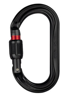 Petzl Ok Screw-Lock Karabiner schwarz M33A SLN