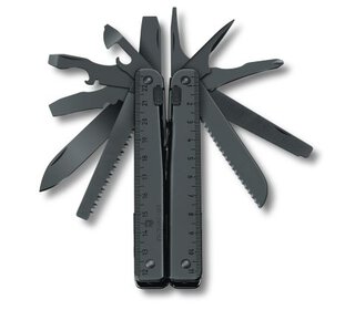 Victorinox Swiss Tool BS in schwarz mit 24 Werkzeugen inkl. Nylon-Grteletui