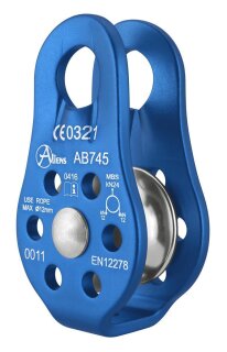 Aliens Umlenkrolle Fixed Std. Pulley 24kN Farben Blau