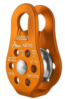 Aliens Umlenkrolle Fixed Standard Pulley 24kN Gold