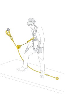 Petzl KIT ASAP LOCK VERTICAL LIFELINE 10 M