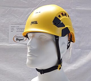 Petzl VERTEX VENT Helm in Gelb fr Hhenarbeit