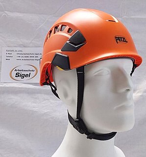 Petzl VERTEX VENT Helm in Orange fr Hhenarbeit