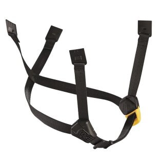 Petzl DUAL-Kinnband in Gelb, Schwarz