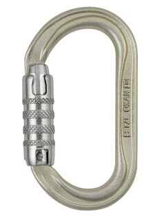 Petzl Oxan Triact-Lock Karabiner in goldfarben